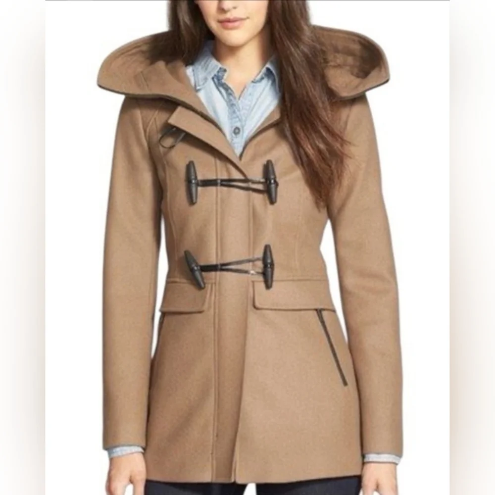 Mackage Women's Tan Trench Coat - Picture 1 of 11